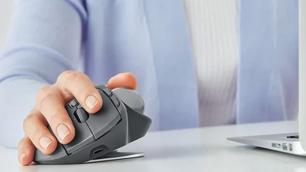 ماوس بی‌سیم لاجیتک مدل MX ERGO TRACKBALL