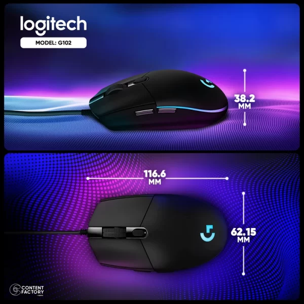 ماوس مخصوص بازی لاجیتک مدل G102