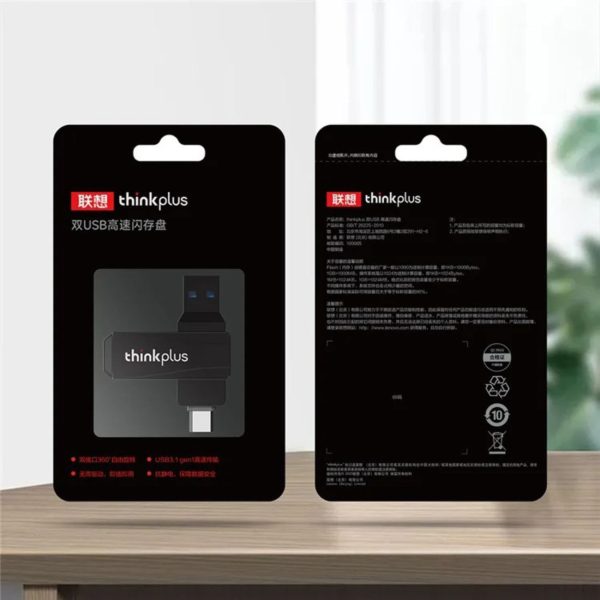 فلش مموری لنوو Thinkplus MU252 TYPE-C ظرفیت 256 گیگابایت
