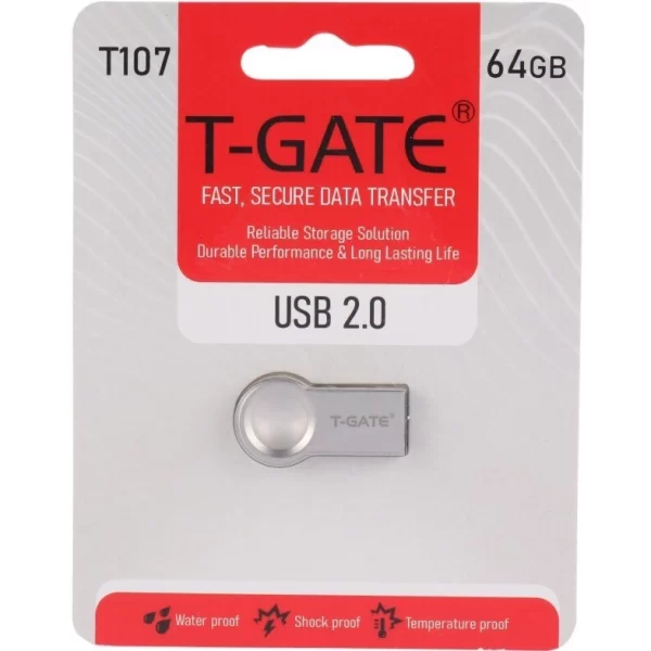 فلش مموری تی گیت مدل T107 ظرفیت 64 گیگابایت