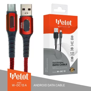 کابل شارژ کنفی اندروید ANDROIAD  ویلوت WELOT W-DC13A