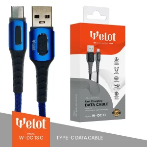 کابل شارژ کنفی تایپ سی TYPE-C ویلوت WELOT W-DC13c