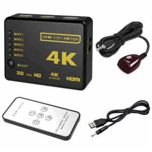 سوئیچ 1 به 5 HDMI مدل UH-501 مارک Welot