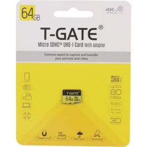 رم میکرو 64 گیگ تی گیت  Micro SD 64GB T-GATE