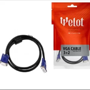 کابل شیاردار VGA 1.5M دارای نویزگیر
